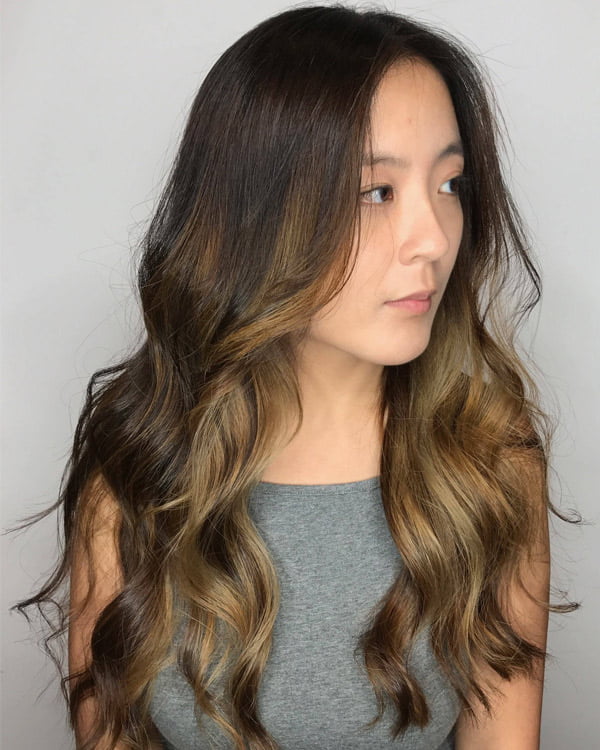 Balayage Hair Styled Color